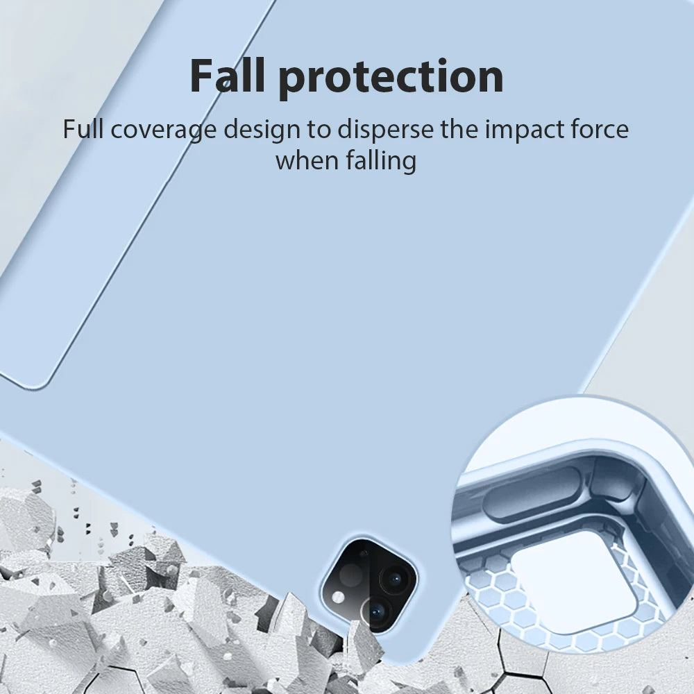 Case For iPad Pro 13 11th M5 12.9 A16 10 9 8 9th 10th Generation For Ipad Air 11 M4 M2 M3 5 4 3 Mini 6 7 2025 Cover Accessories