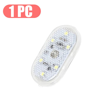 SEAMETAL Mini Touch Light for Car USB Rechargeable Led Light Magnetic Reading Lamp Gentle Illumination for Car Floor Trunk Hood