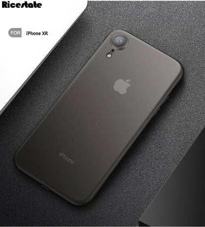Ultra thin Matte Phone case For iphone iphone XR X R Rubber back cover For iphone X XR XS Max PP Hard Cases