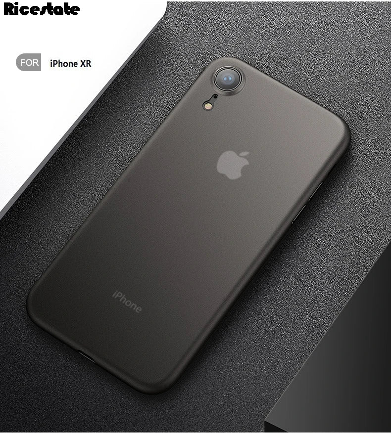 Ultra thin Matte Phone case For iphone iphone XR X R Rubber back cover For iphone X XR XS Max PP Hard Cases