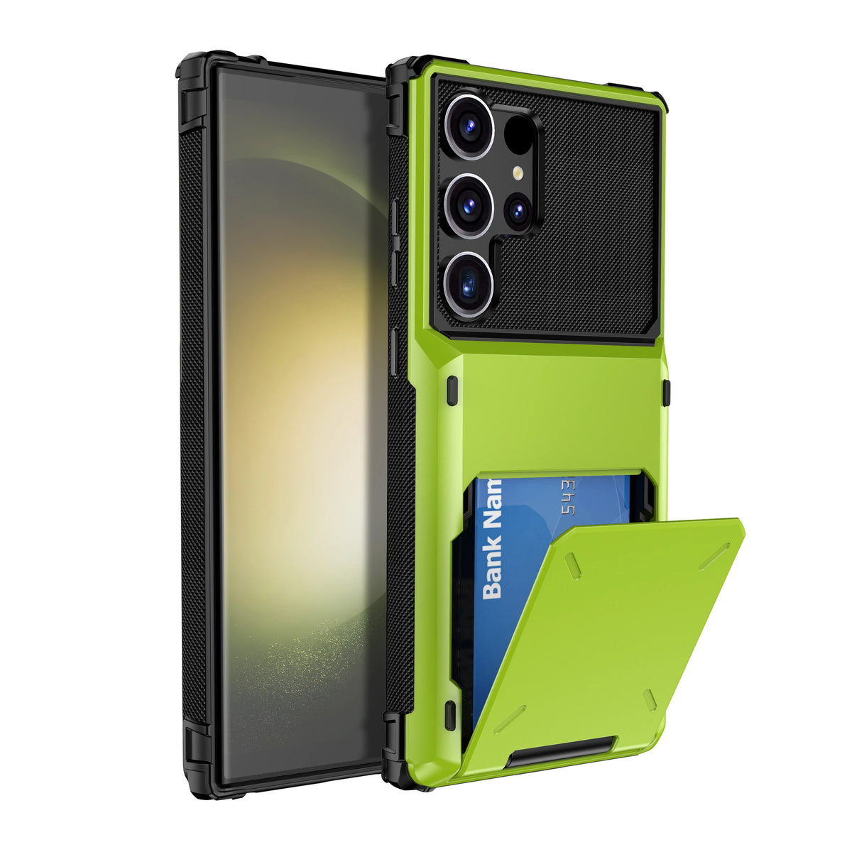 Flip Cards Solt Wallet PC Case For Samsung Galaxy S24 Ultra S23 Plus S22 S21 A15 A25 A35 A55 5G A16 A06 Armor Funda Stand Cover