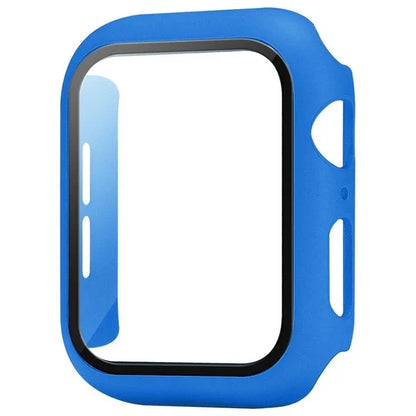Glass+Cover For Apple Watch case 10 9 8 7 6 SE 5 iWatch Accessorie Screen Protector iWatch series 46mm 44mm 40mm 41 45mm 38 42mm