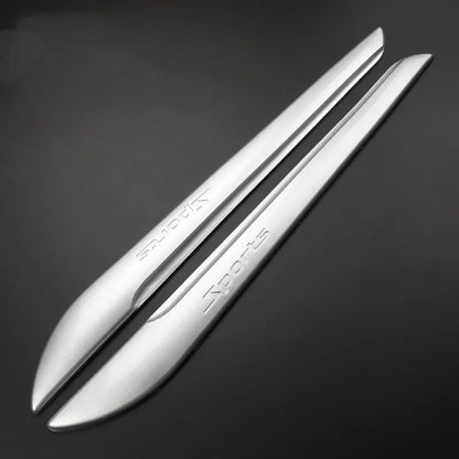 2pcs Car Door Body Front Rear Bumpers Protector Corner Guard Decals Anti Scratch Anti-collision Strips Sticker Car Accessories