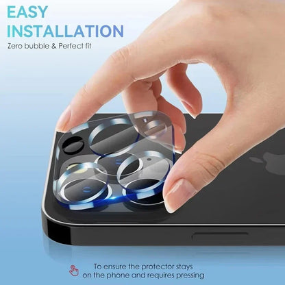 4Pcs Camera Lens Protector Glass For iPhone 16 13 12 11 14 15 Pro Max Camera Protective Glass Film For IPhone 13 Mini 15 16 Plus