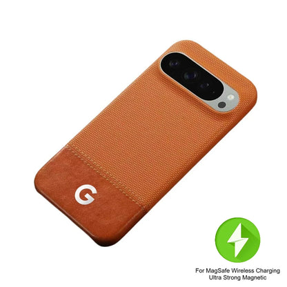 Premium PU Leather Splicing Texture Business Phone Case For Google Pixel 11 10 9 Pro XL 10A 8A For MagSafe Magnetic Cover Funda