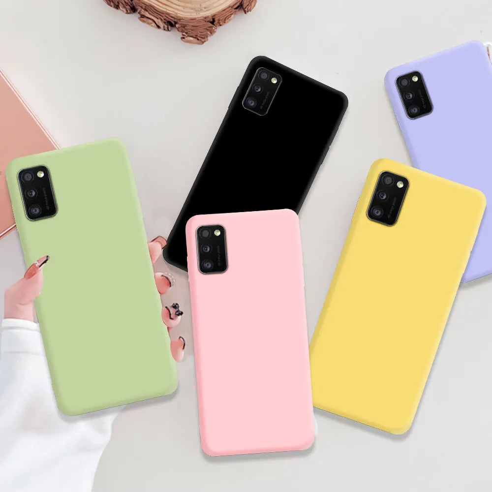 Liquid Soft Silicone TPU Protective Case For Samsung Galaxy S20 S21 S22 S23 S24 Plus Note 20 Ultra S21 FE 5G Back Cover Coque