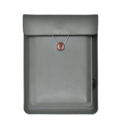 2 Pockets For Accessory  13/14/15/16 Inch Laptop Bag Cover PU Sleeve Case For MacBook Pro Air 13.3 13.6 MateBook 14 XPS 13 15