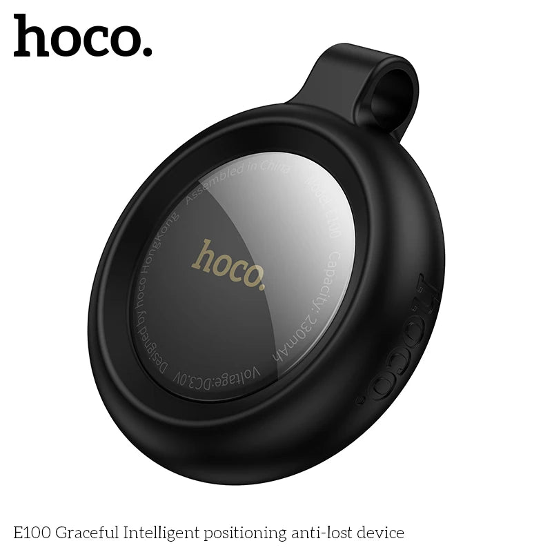 E100 Smart GPS Tracker Mini Tag Anti-Lost Device with Case for iOS Apple Find My App Car Key Pet Kids Locator Finder