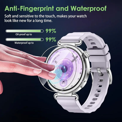 10-1Pcs for Huawei Watch GT 6 5 4 3 2 Tempered Glass 41mm 46mm Screen Protector Case-friendly Glass Protective Film for GT6 Pro