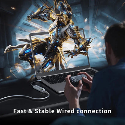 2 in 1 USB Type C to RJ45 USB-C Converter HUB PD 60W Fast Charging Type-C Network Card Lan Gigabit Adapter Cable For PC Notebook