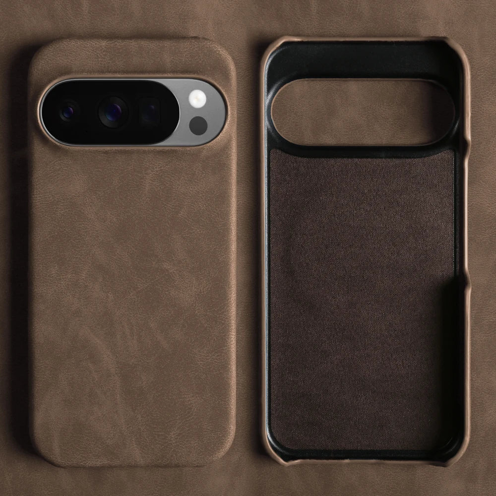 Luxury Leather Phone Case For Google Pixel 11 10 9 Pro XL 10A 9A 8 8A 7 7A 6 Pro Shockproof Back Cover Cases Funda Coque Shell