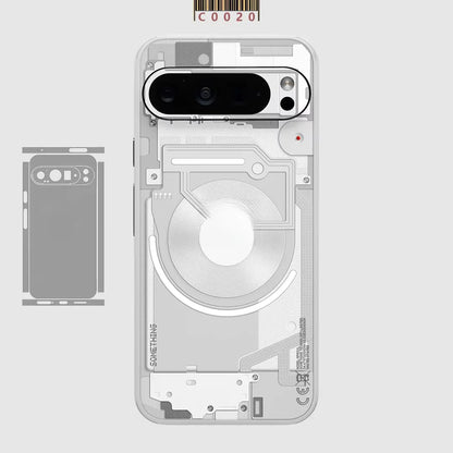 C002 Skin Full Wrap New Xray Design Sticker Plain Color Phone Full Protection Cover Decal Premium For Google Pixel 9 Pro