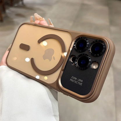 Armor Magnetic Clear PC Shockproof Cover For iPhone 17 Pro Max Air for Magsafe Phone Case for iPhone 13 14 15 12 16 Pro Max 17