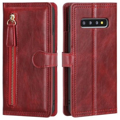 for Samsung Galaxy S10 Plus S10e S10+ Leather Skin Flip Wallet Book Phone Case Cover for Galaxy S10e S10 Plus S10+ Funda