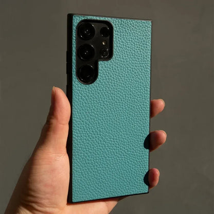 Premium Genuine Leather Case For Samsung Galaxy S24 Ultra S23FE S22 S21FE S20 Cover Full Protection Shockproof Back Carcasa