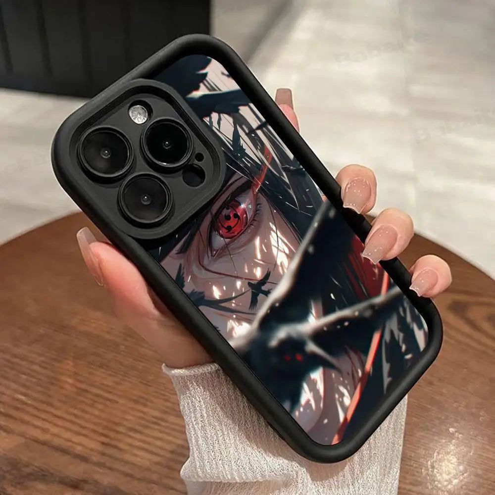 Classic Anime U-Uchiha Itachi Phone Case For iPhone 17 16 15 14 13 12 11 Air Plus Pro Max Soft Back Cover