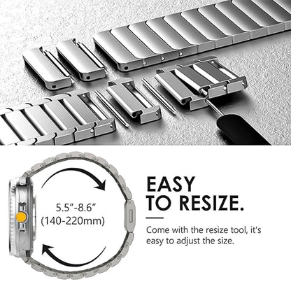 Luxury Metal Band for Samsung Galaxy Watch8 40/44mm Magnetic Buckle Strap for Galaxy Watch 8Classic 46mm Wristband Bracelet
