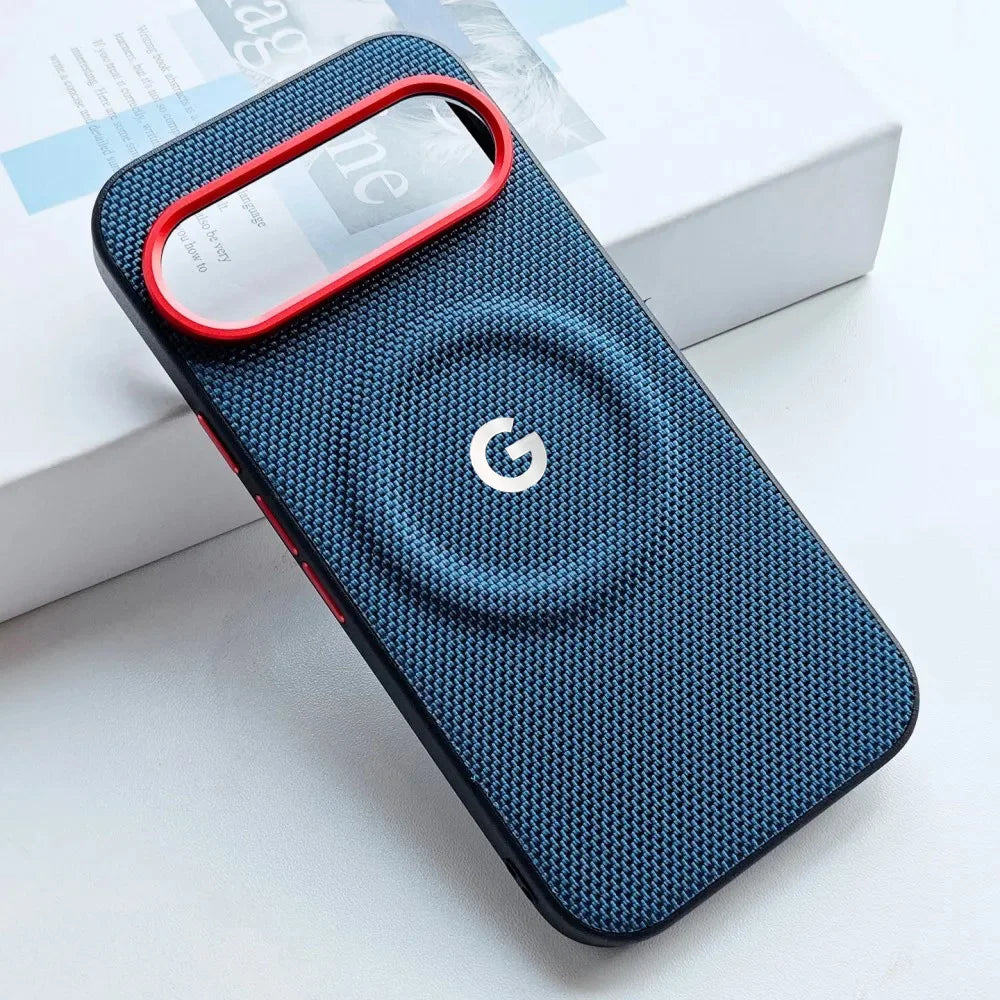 Luxury PU Weave Leather Texture Magnetic Phone Case For Google Pixel 11 10 9 Pro XL 10A 9A Shockproof Wireless Charging Cover