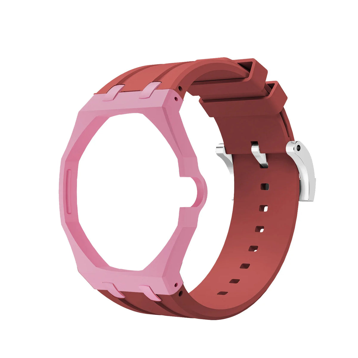 Bioceramics Watch Case+Silicone Band Modification Kit Strap Case Changer To Wristwatch Accessories For Royal Pop