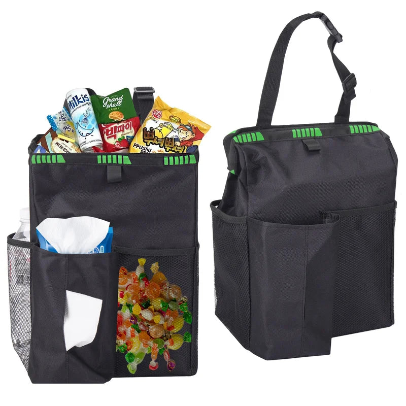 Waterproof Car Trash Can Foldable Large Capacity Hanging Car Trash Bin Rubbish Container Waste Organizer for Car Accessories