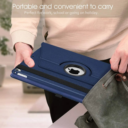 Case For Apple iPad Pro 12.9 2015/2017 360 Rotating Smart Cover iPad Air 13 2024 2025 12.9"2018-22 PU Leather Funda Tablet Shell