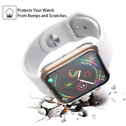 Screen Protector for Apple Watch Ultra 4 3 2 49 41 44 40 45 46 42mm TPU Bumper Cover Case for iWatch Series 11 10 12 9 8 7 SE 6