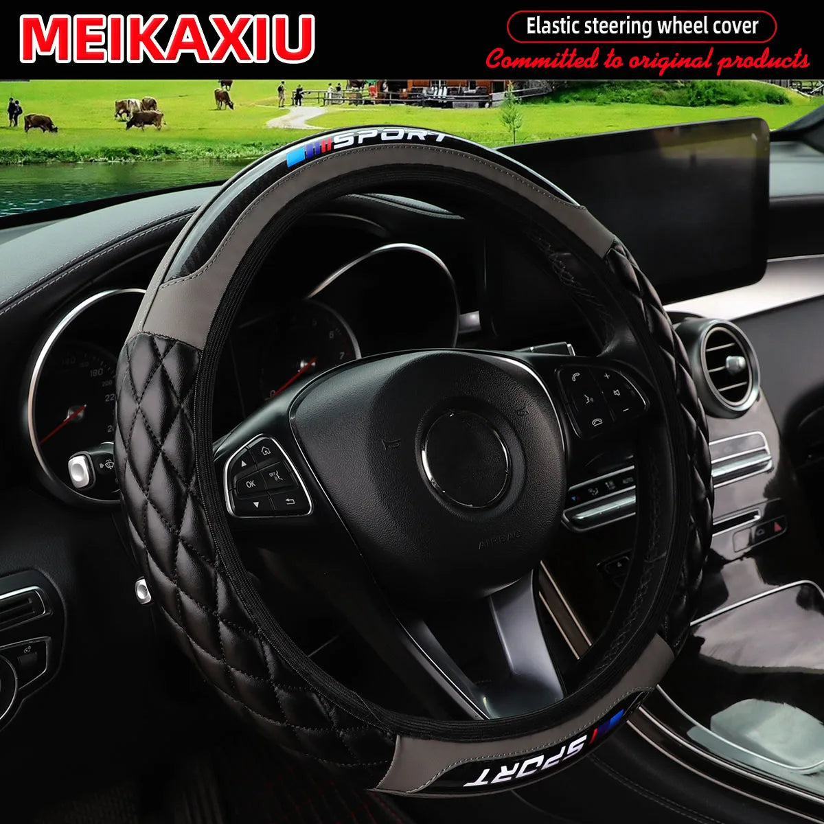 The New Crystal Carbon Fiber Sport Car Comes With a Universal Disc Cover Without Inner Ring for All Seasons