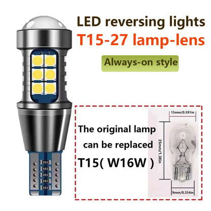 2PCS Canbus T15 921 W16W LED Bulb Car Backup Reverse Lights for Hyundai Tucson 2017 Creta Kona IX35 Solaris Accent I30 Elantra