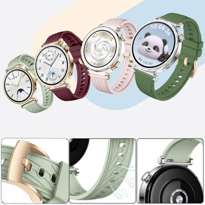 18mm Band for Xiaomi S4 41mm Sport Breathable Adjustable Band for Xiaomi S4 41mm Men Women Rubber Accessroeis Watch Strap