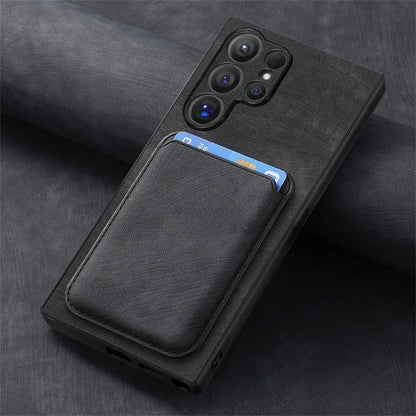Luxury Leather Detachable Magnetic Card Slot Wallet Case For Samsung Galaxy S25 S24 S23 S22 S21 Ultra + Plus FE Shockproof Cover