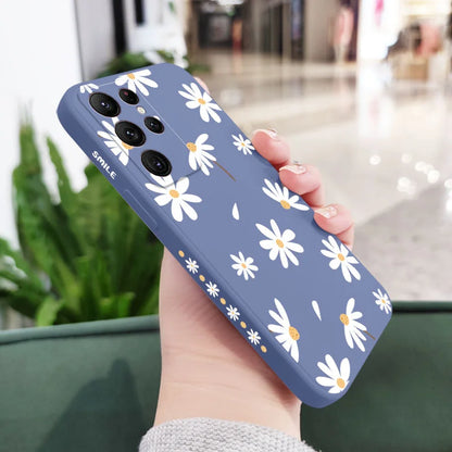 Plain Daisies Phone Case For Samsung Galaxy S24 S23 S22 S21 S20 Ultra Plus FE S10 S9 S10E Note 20 Ultra 10 9 Plus Cover