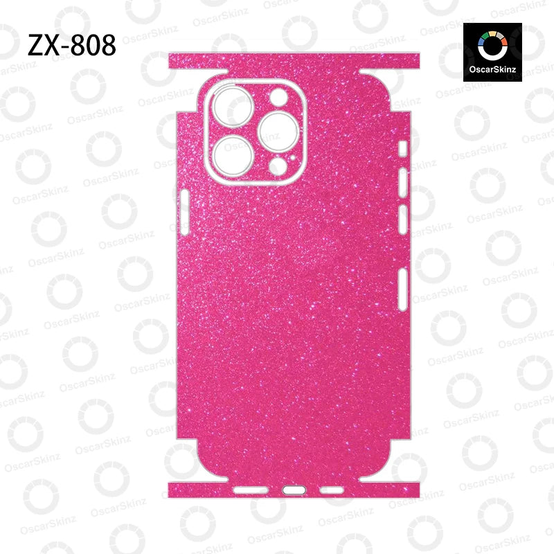 OscarSkinZ Wrap For iPhone 16 Pro Max Sticker 15 14 Plus Back Film 13 12 Mini Protective Decal Side Frame Back Protector