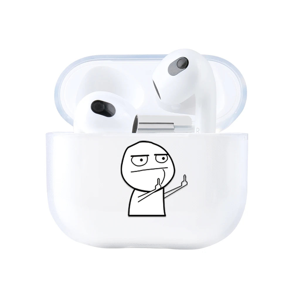 Cute Cartoon Pattern Earphone Case for Airpods 4th 3rd 2 Pro 3 2 Shockproof Cover for Airpod 2 3 1 Protective Accessorie Shell