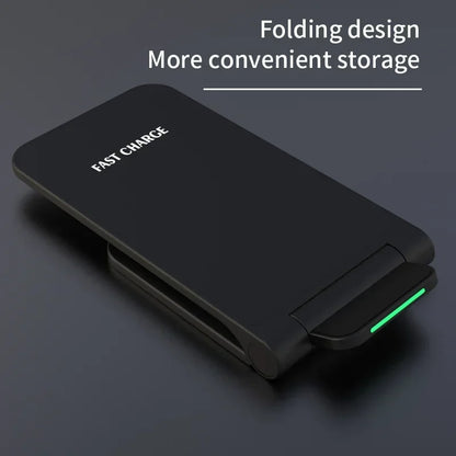 Wireless Charger Station For iPhone 15 14 13 12 11 Pro Max 11 Phone Stand Fast Charging Charger for Samsung Xiaomi Foldable