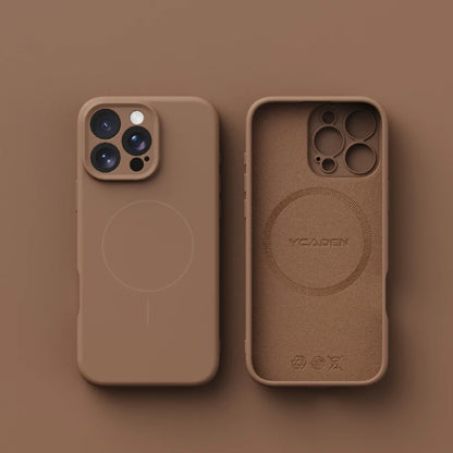 Magnetic Liquid Soft Silicone For Magsafe Case For iPhone 17 Air 16E 17E 16 Plus 15 14 13 12 11 Pro X XR XS Max Shockproof Cover