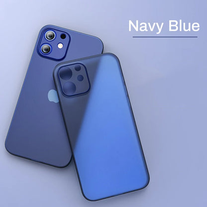 For Iphone 11 12 13 14 15 16 17 Air plus Pro Max Mini X Xr XsMax 0.2MM Thickness Slim Cover Cases Ultra Thin Matte Phone PP Case