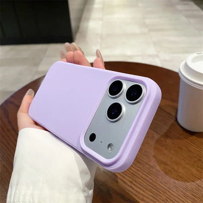 Office Frosted Plain Phone Case for Apple IPhone 17 Air 16 Plus 15 14 13 12 Pro Max Silicone Soft Protective Back Cover