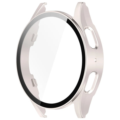 Glass+Case for Samsung Galaxy Watch 7 6 5 4 44mm 40mm Cases All Around Coverage Protective Bumper for Galaxy Watch 7 Accessories