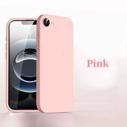 For iPhone 17e Case Cover iPhone 17e 16e Fundas Coque Soft TPU Original Liquid Silicone Camera Protector Phone Bumper iPhone 17e