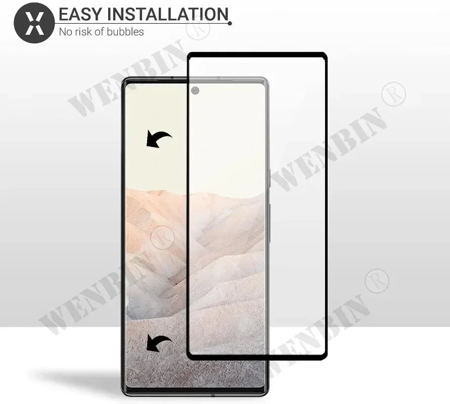 3 Pcs Tempered Glass For Google Pixel 11 10 9 8 7 6 Pro XL 7A 5A 3 XL Curved Full Cover Screen Protector