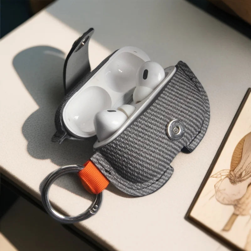 For Airpods Pro 3(2025) Case Soft Pu Leather Earphone Cover for Airpods 4 Case Headset Shell Headphone Cove for Airpods Pro/Pro2