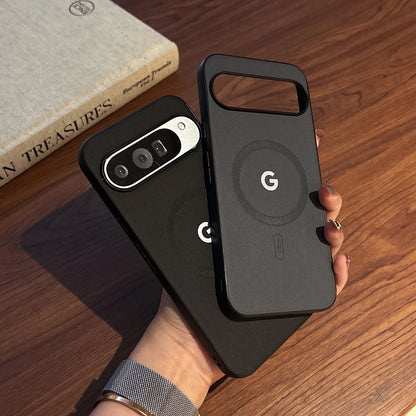 for Google 11 Pro for Magsafe PU Leather Case for Google Pixel 10 11 Pro XL 8 9 10A 9A 8A Magnetic Wireless Charging Slim Cover
