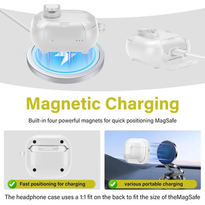 Cute Cover for AirPods 3 Pro 3/Airpod 4【 Compatible with MagSafe】Auto-Open Secure Lock Stand Cover for AirPods 5 2026 Earbuds