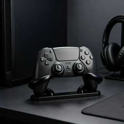 minimalism Game Controller Holder 3D Printed Anti-Slip Desk Stand Universal Gamepad Mount PS5 PS4 Xbox Gaming Desktop Organizer