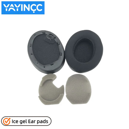 Replacement Easy to install Snap on Headbeam cushion/Protein skin memory sponge ear pad For Sony WH-1000XM4 Headset repair parts
