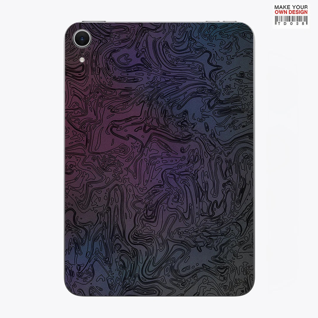 Tablet Sticker For 20252024 iPad Pro M4/Air M2 11 13 Inch Colourful Skin Decals Protection Anti-Scratch with Pencil Pro Sticker