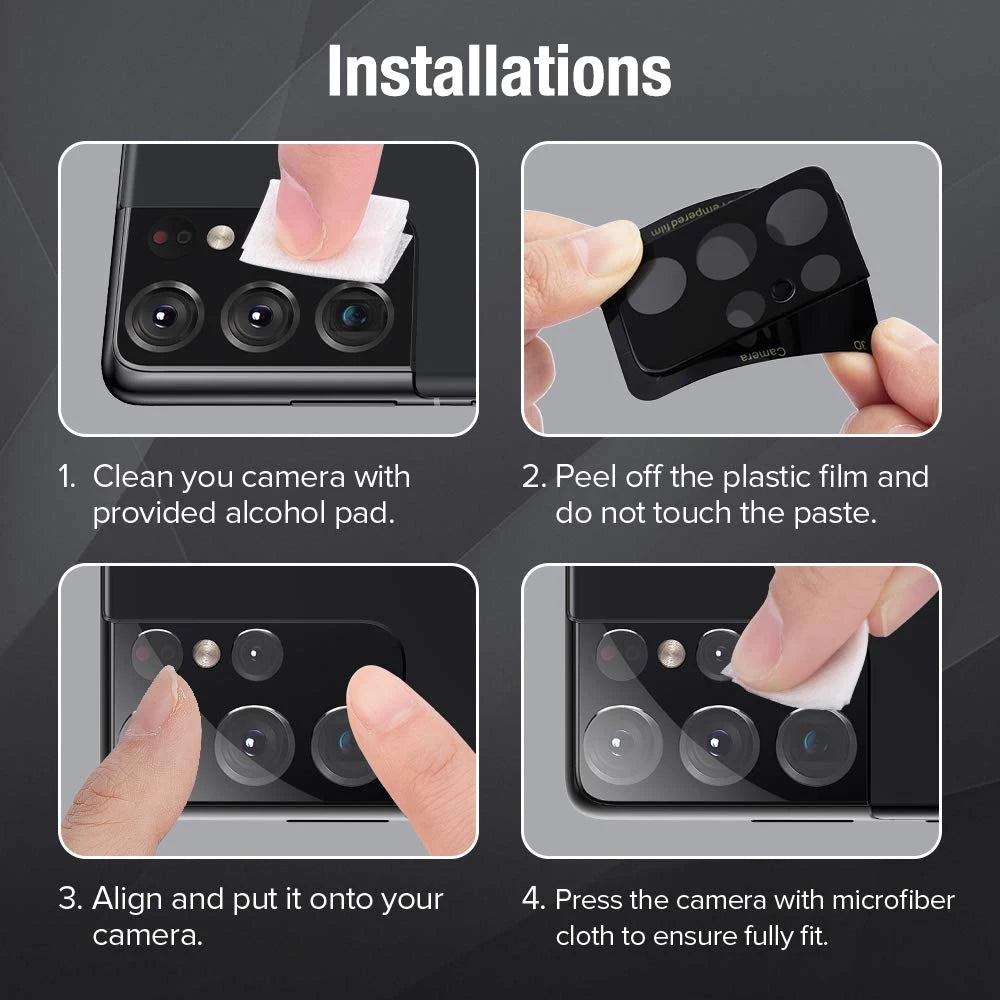 Camera Lens Protector for Samsung Galaxy S26 S25 S24 S23 S22 S21 Ultra Plus FE Back Camera Tempered Glass Protection Accessories