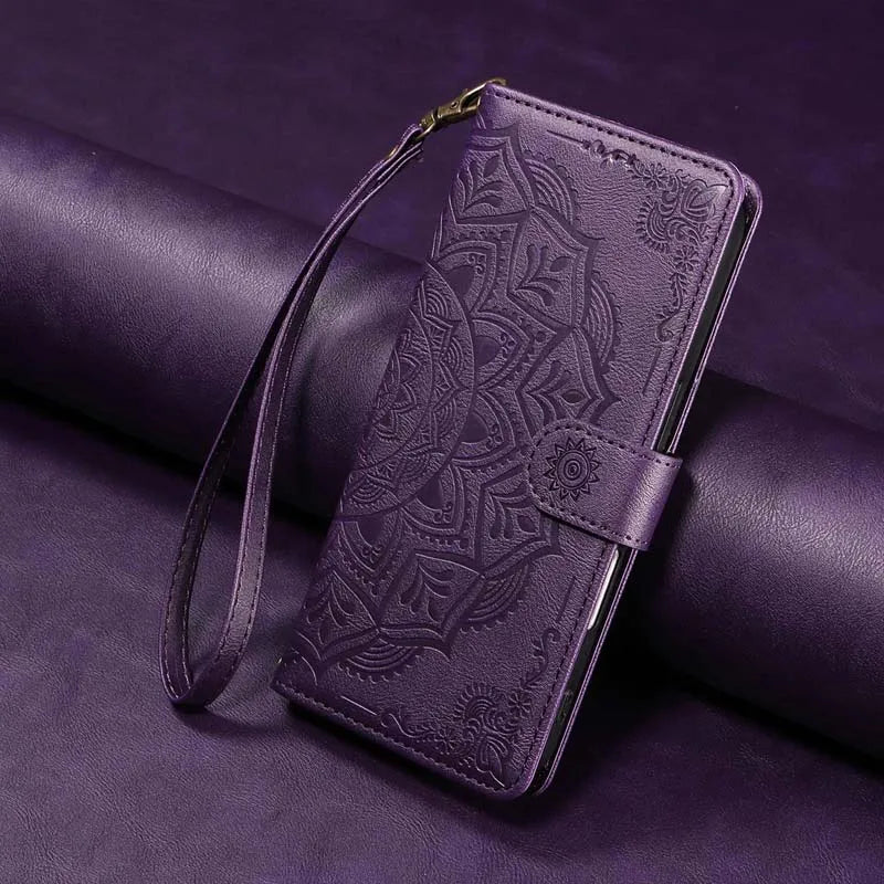 Magnetic Leather Case For Samsung Galaxy S7 Edge S8 S9 Plus S10 Lite Note 10 20 Ultra 8 9 XCover 7 Flip Wallet Card Phone Cover