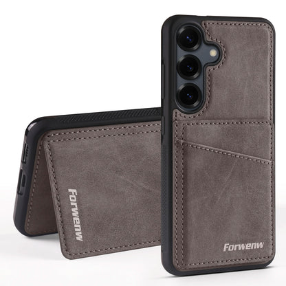 Cards Solt Wallet Leather Case for Samsung Galaxy A16 A36 A56 S25 Edge S24 Ultra S23 FE S22 S21 Plus A15 A35 A55 Magnetic Cover