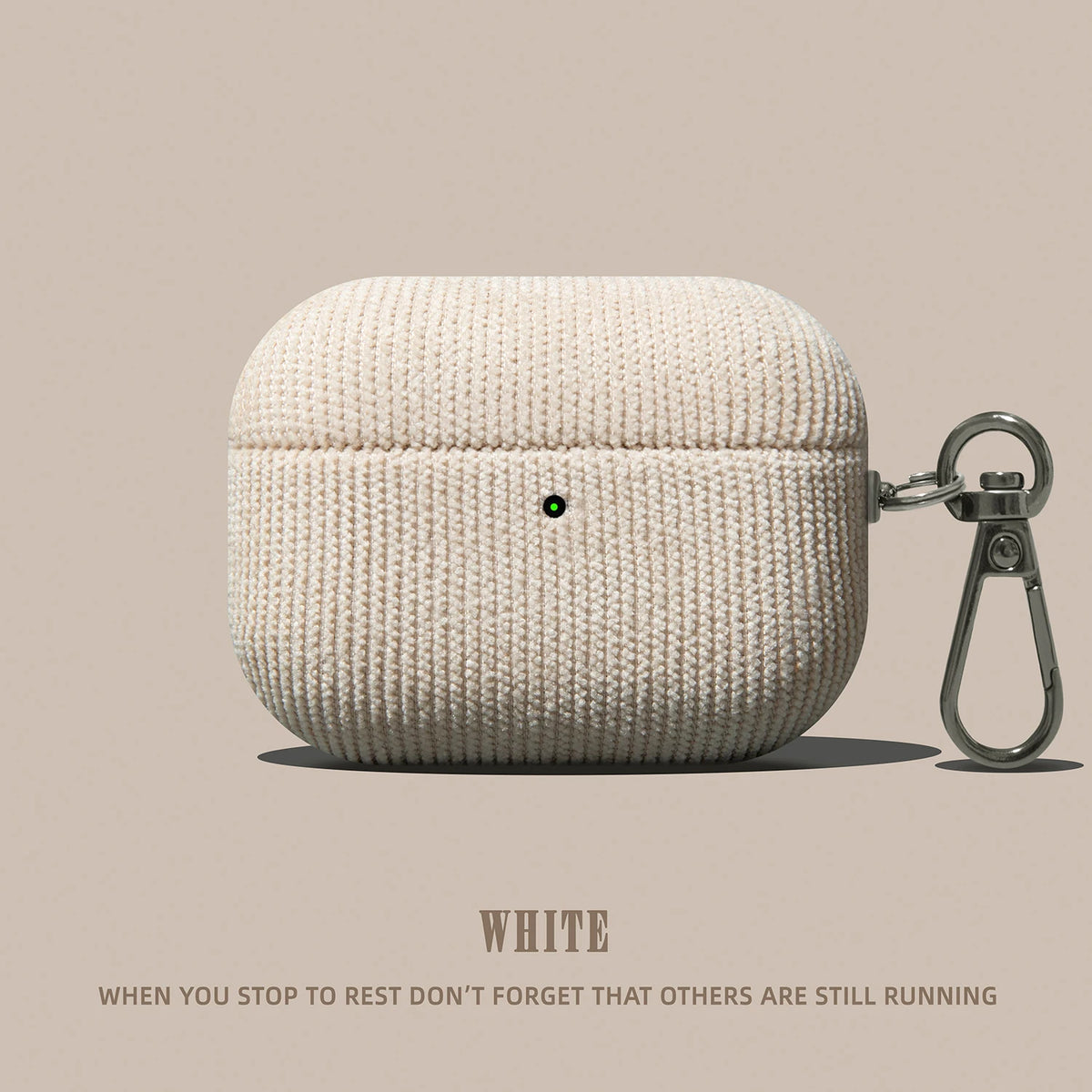Matte Corduroy Fabric Hook Earphone Case For Apple Airpods 1 2 3 4 Pro 3 2 Wireless Bluetooth Earphone Anti Scratch Cover  ﻿